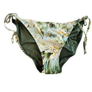 Tommy Bahama Womens Tropical Floral Bikini Bottom Size XL Adjustable Side Ties